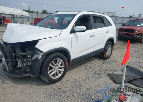 2014 Kia Sorento Lx z USA, uszkodzony, nr VIN 5XYKT3A62EG500134